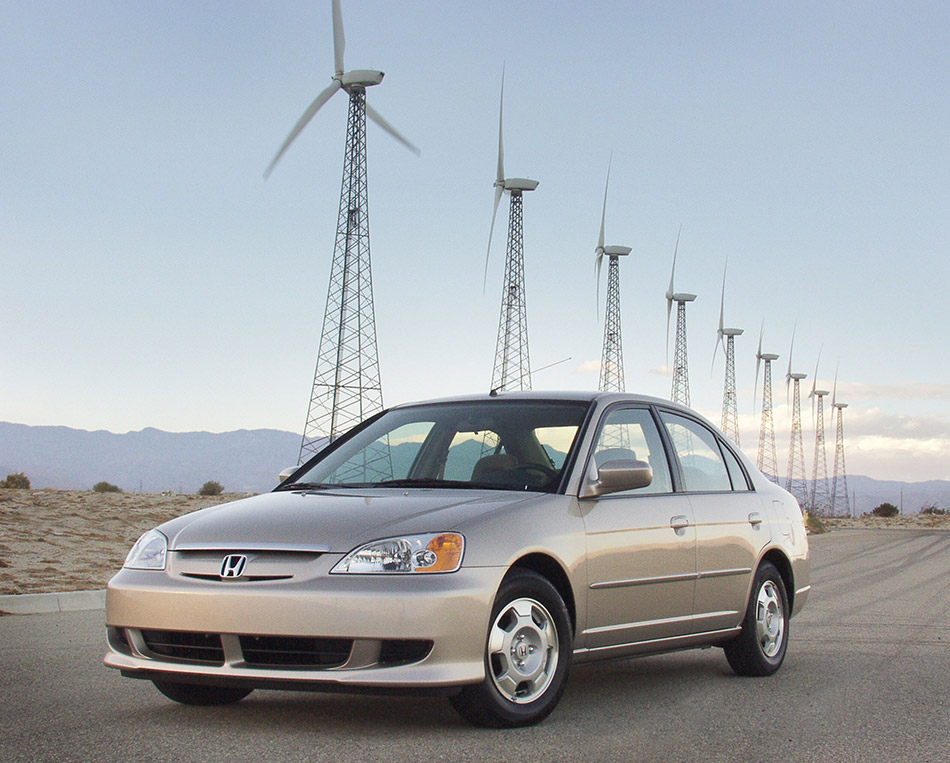 2003 Honda Civic Hybrid Hd Pictures Carsinvasion 2003 Honda Civic Hybrid Front Angle