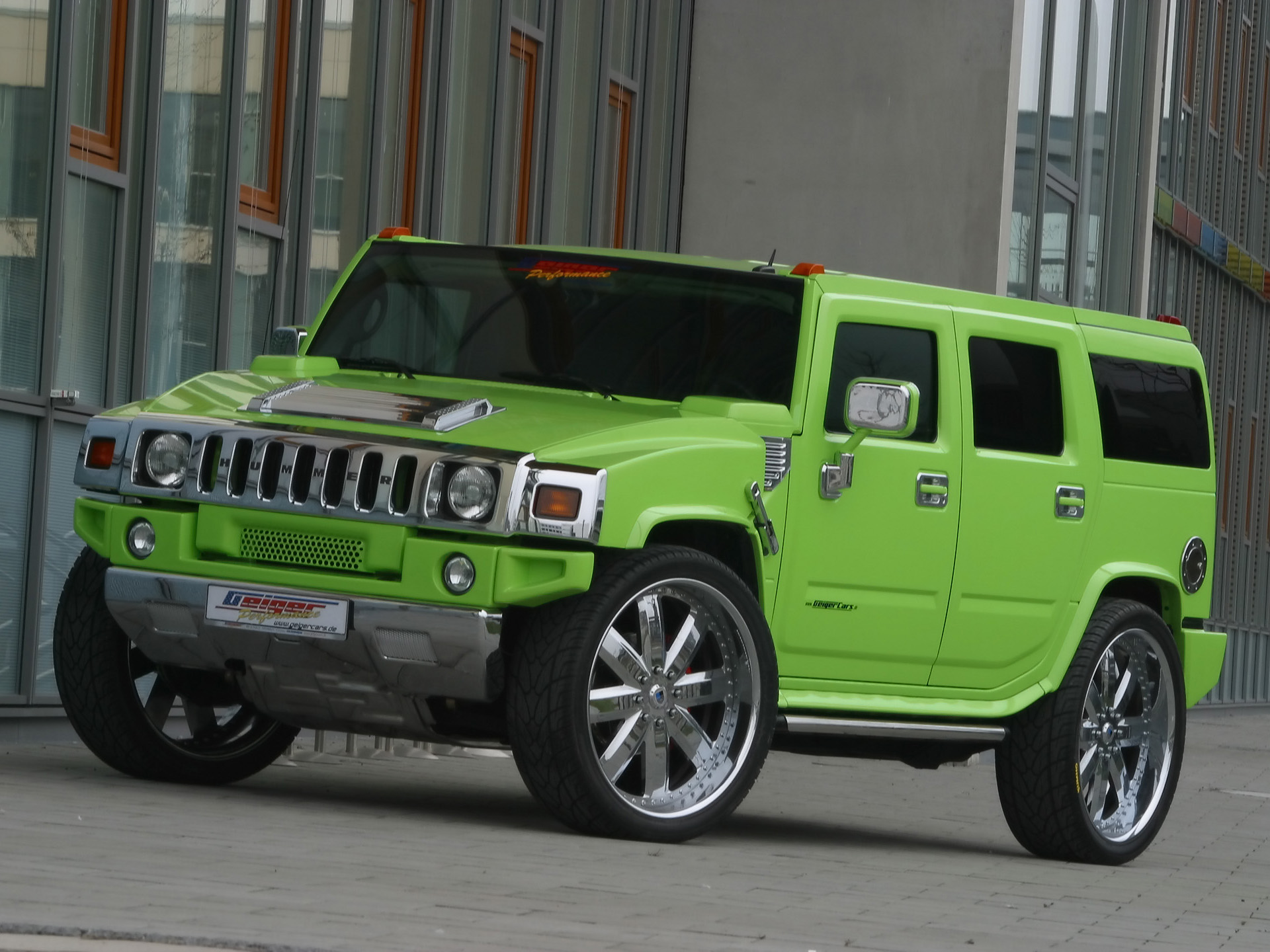 2005 GeigerCars Hummer H2 Maximum Green Kompressor HD Pictures