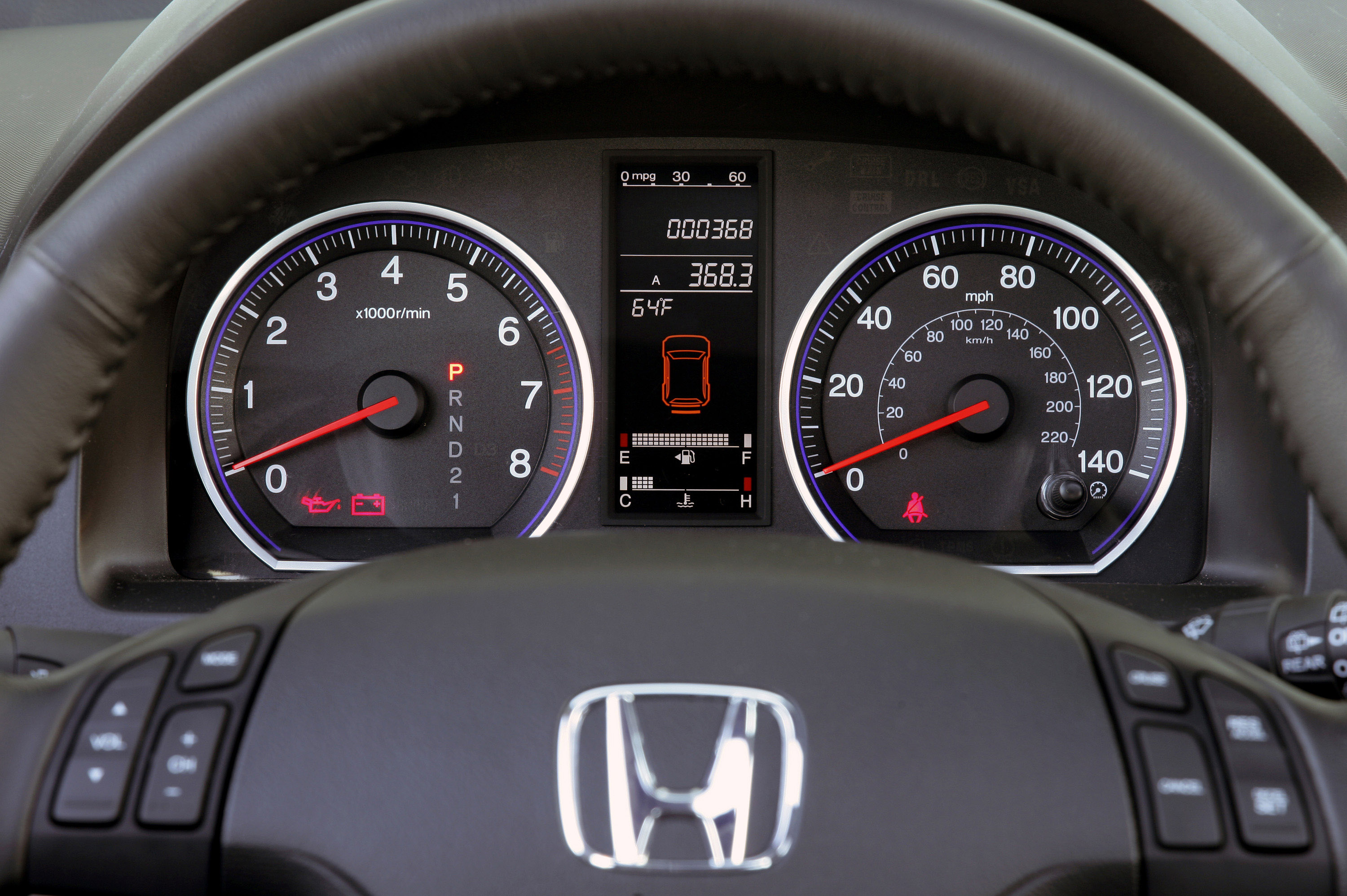 Honda v панель