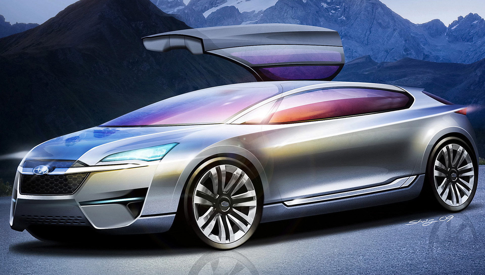 Subaru Hybrid Tourer Concept photo #4