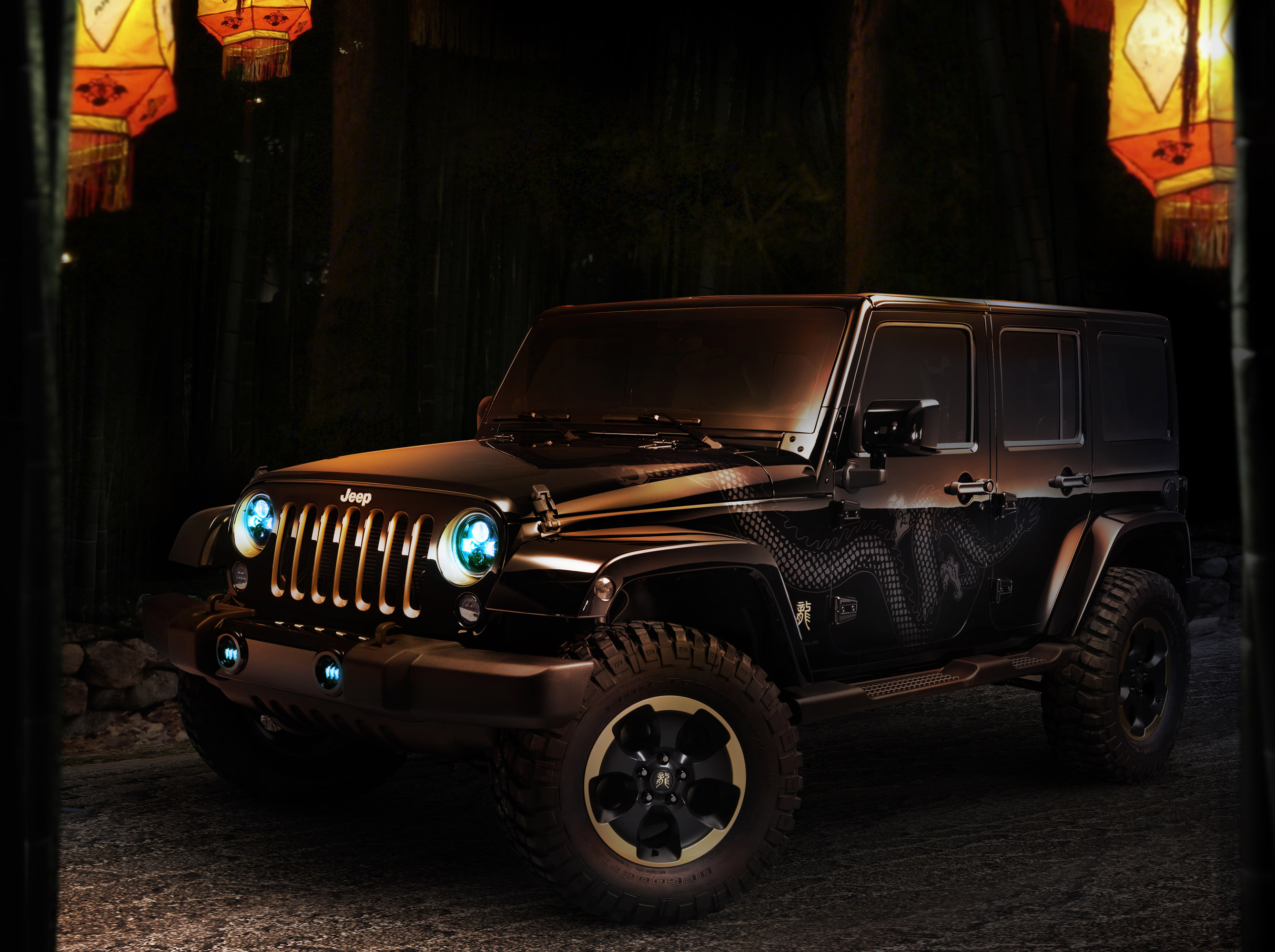 Jeep Wrangler Dragon Design Concept photo #3