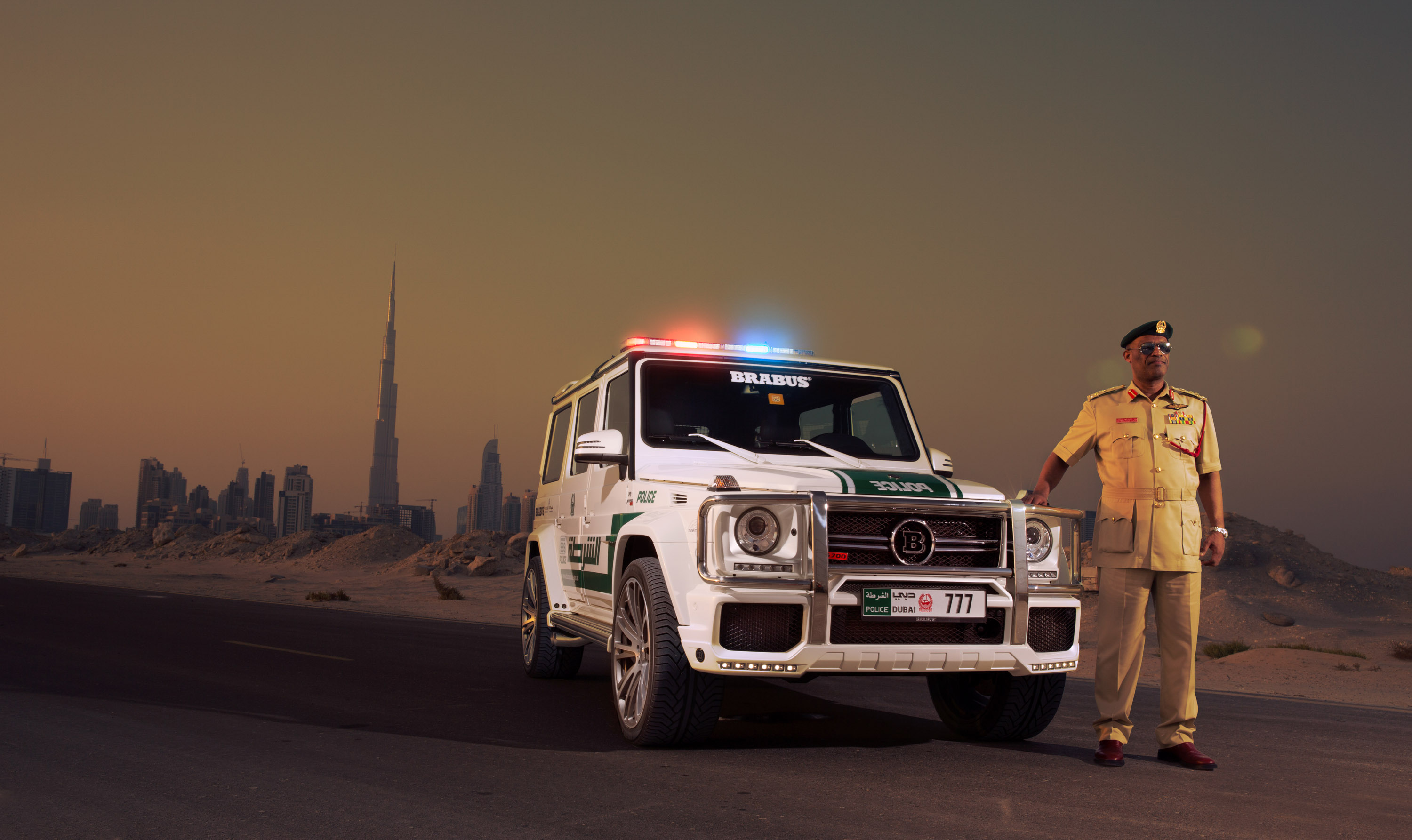 Brabus Mercedes-Benz B63S-700 Widestar Dubai Police photo #2
