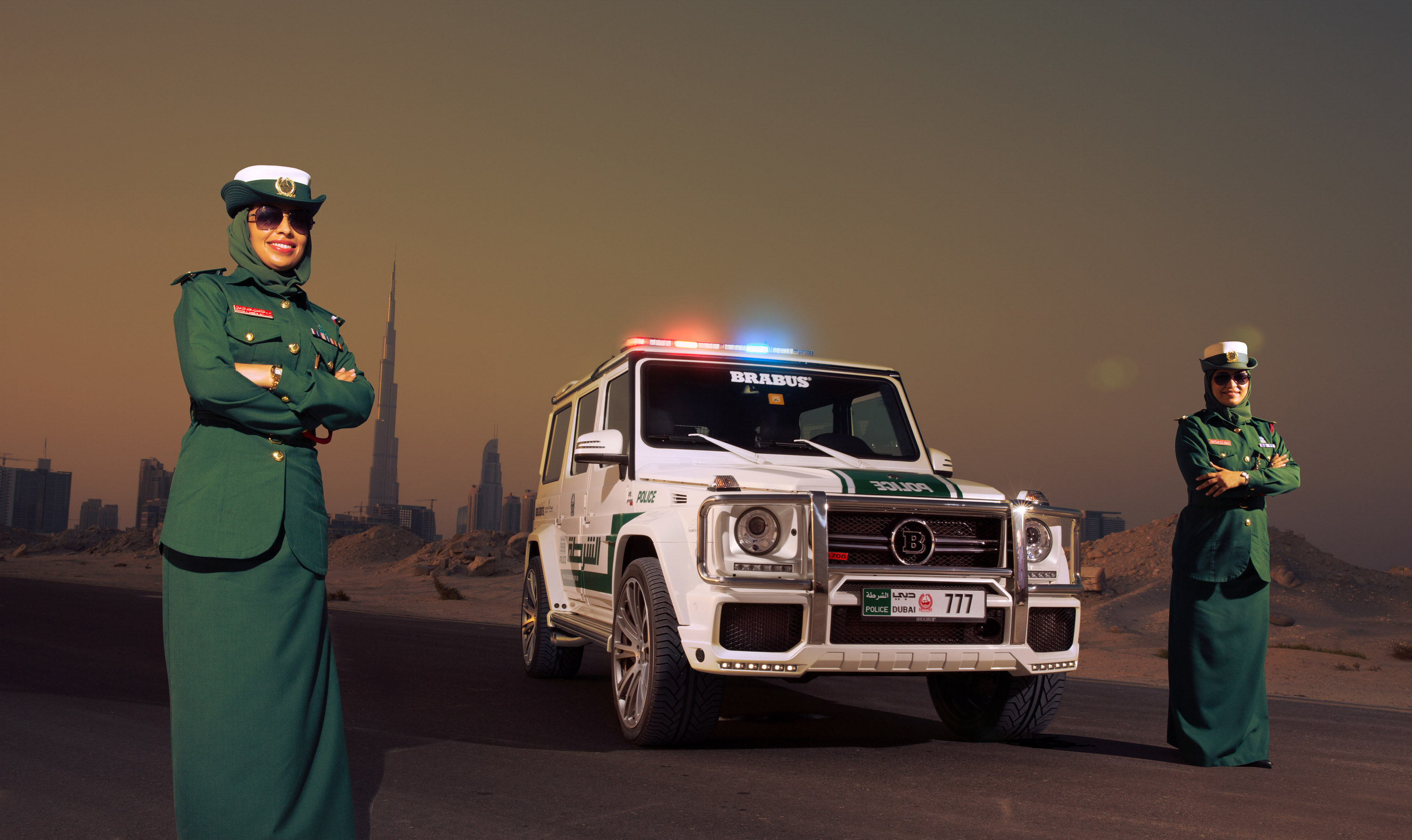 Brabus Mercedes-Benz B63S-700 Widestar Dubai Police photo #3