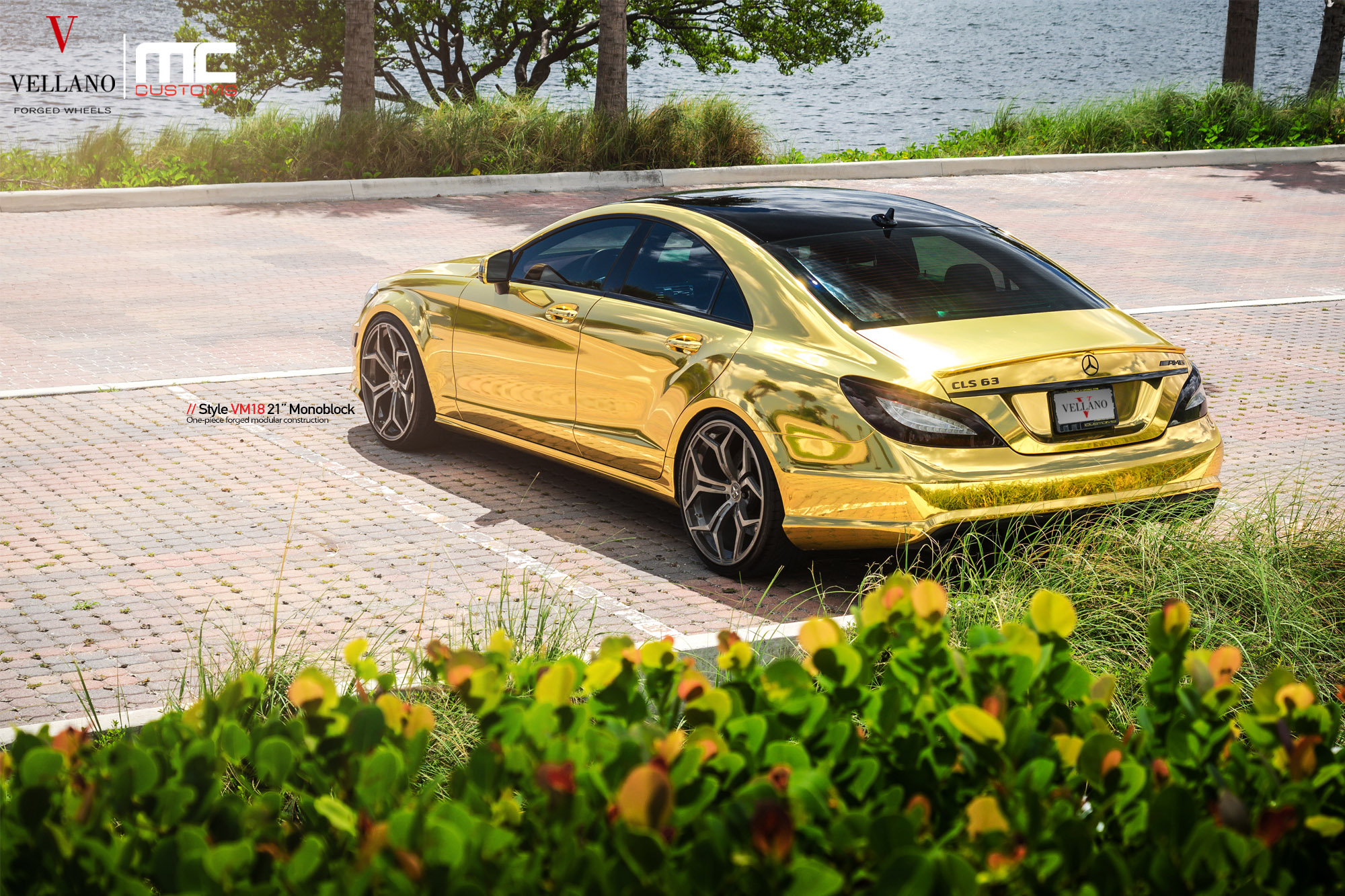 Mercedes Benz CLS63 l Vellano VM18 Monoblock photo #12