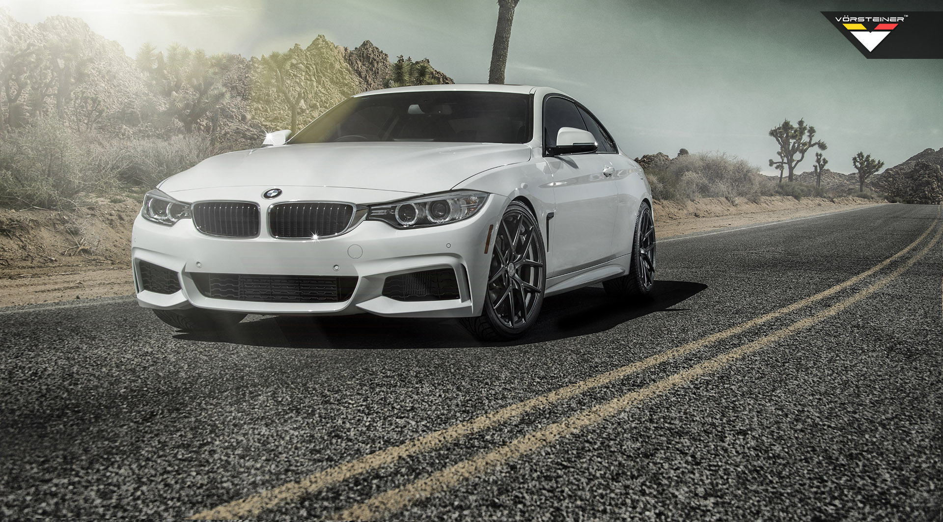 Vorsteiner BMW F32 435i Alpine White photo #1