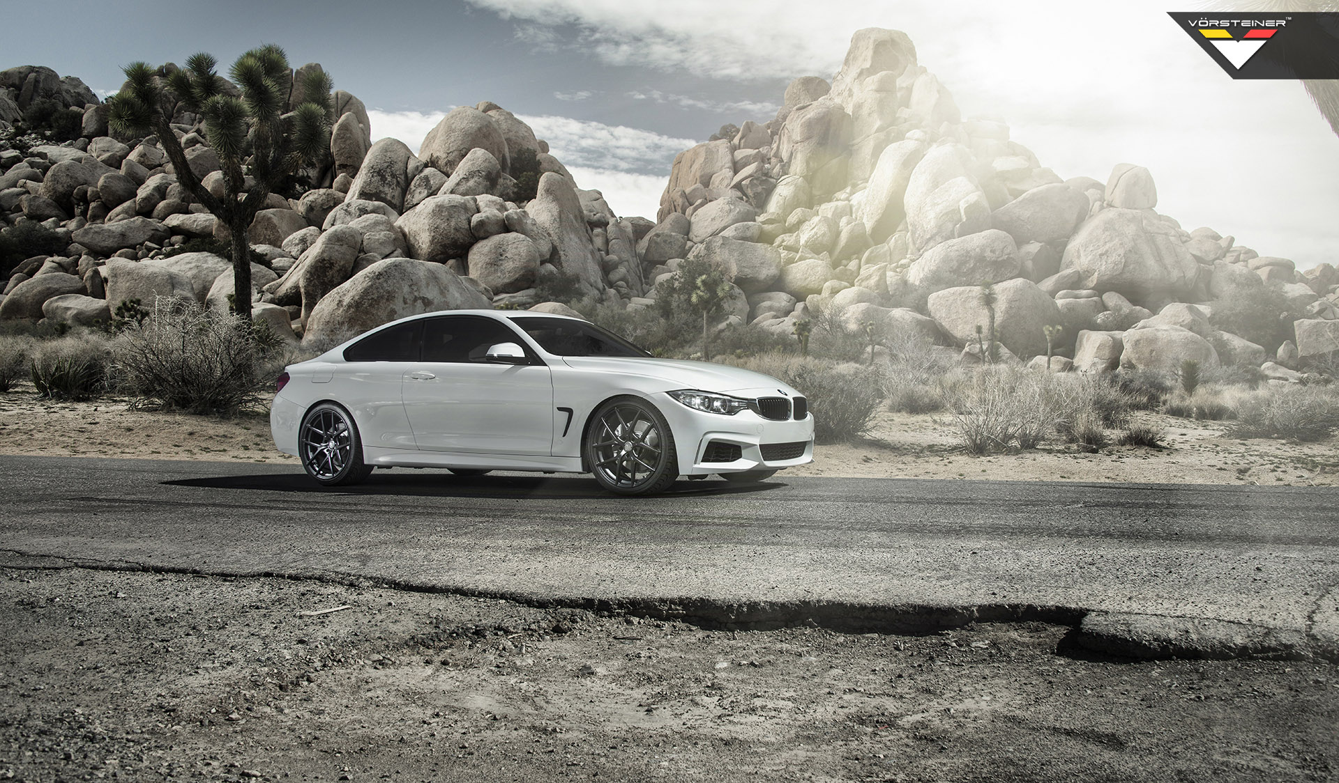 Vorsteiner BMW F32 435i Alpine White photo #2