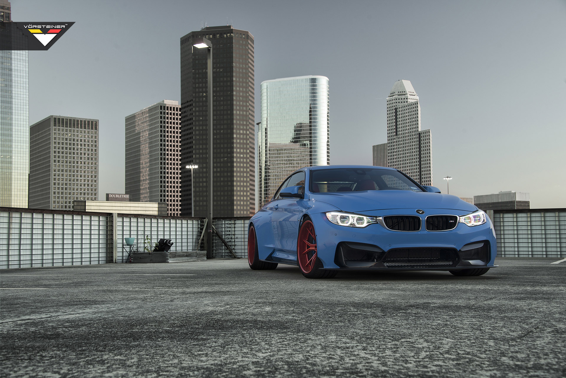 Vorsteiner BMW M4 GTRS4 Yas Marina Blue photo #2