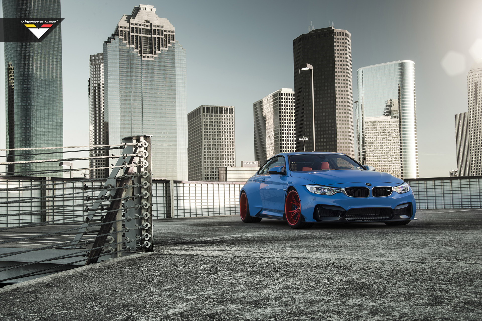 Vorsteiner BMW M4 GTRS4 Yas Marina Blue photo #3
