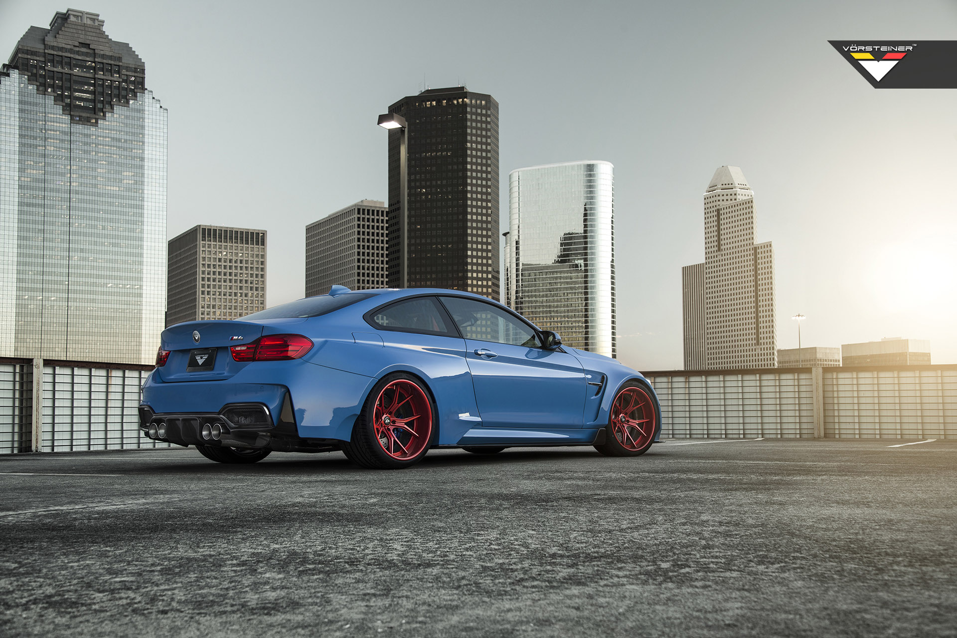 Vorsteiner BMW M4 GTRS4 Yas Marina Blue photo #5