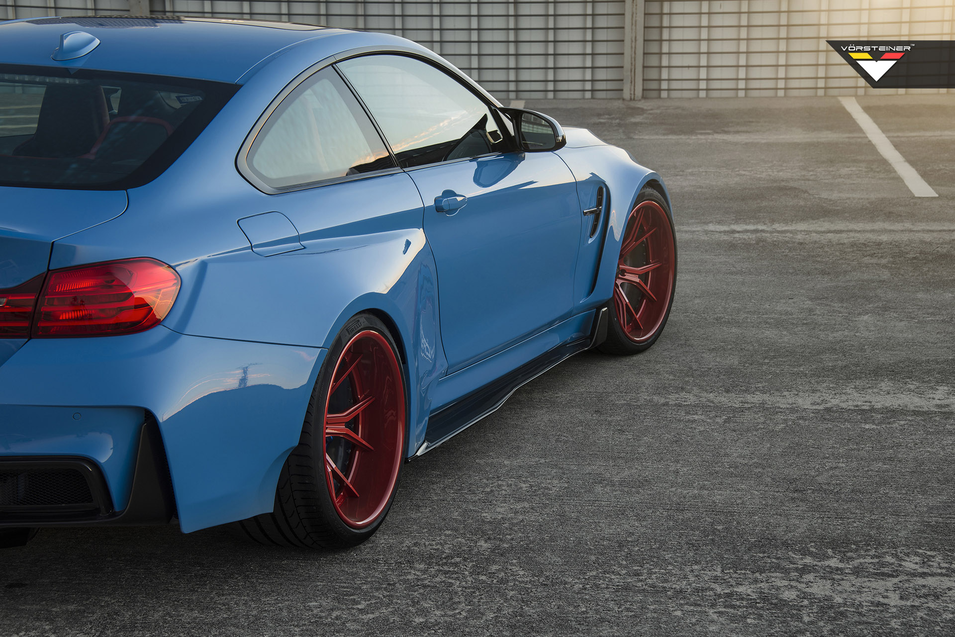 Vorsteiner BMW M4 GTRS4 Yas Marina Blue photo #7