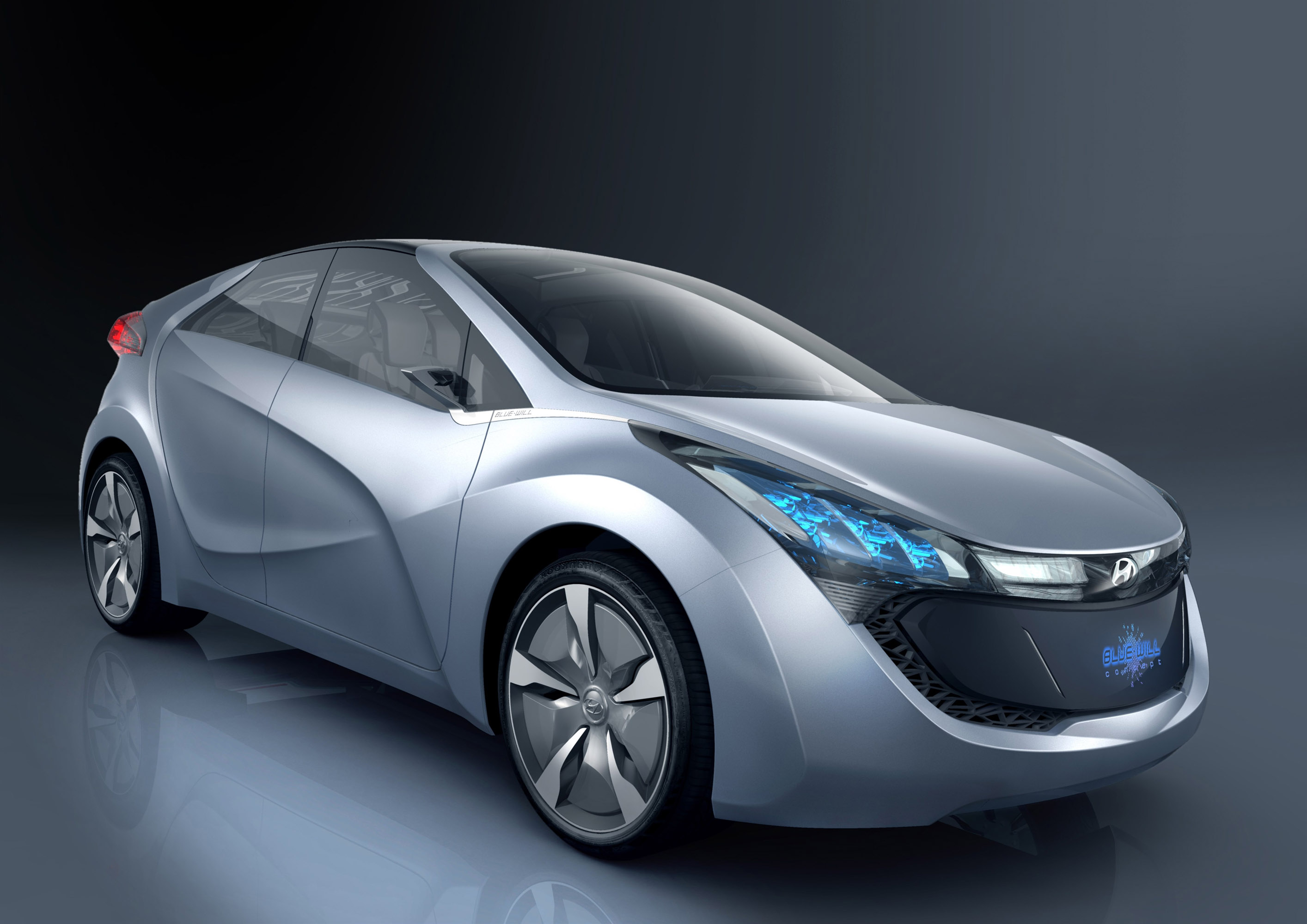 Hybrid com. Toyota Prius Concept. Hyundai 2009 Concept. Hyundai Blue-will. Hyundai Prius 3.