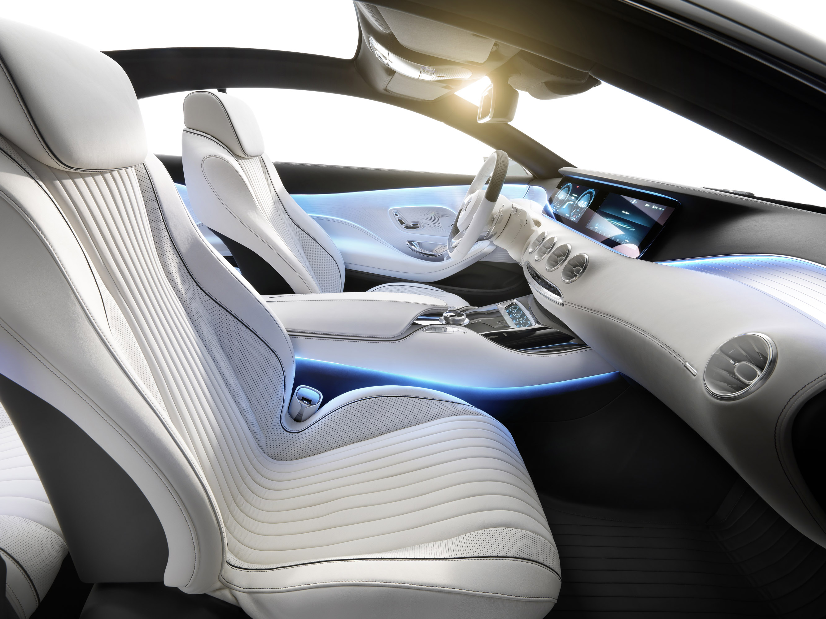 Салон автомобиля. Mercedes s class Coupe Concept 2014. Мерседес-Бенц s класс концепт. Mercedes s Coupe Interior 2022. Mercedes-Benz Concept s-class Coupe 2013.