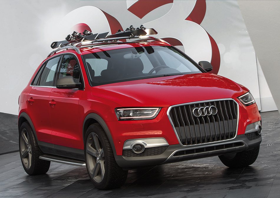 2012 Audi Q3 Red Track Concept Front Angle