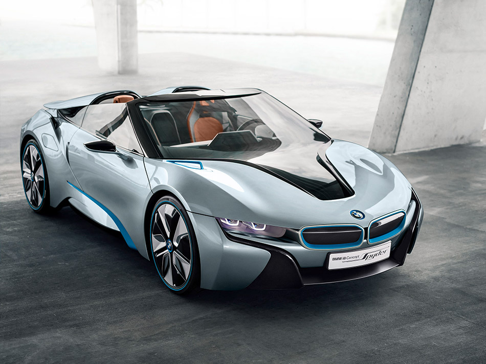 2012 BMW i8 Spyder Concept Front Angle