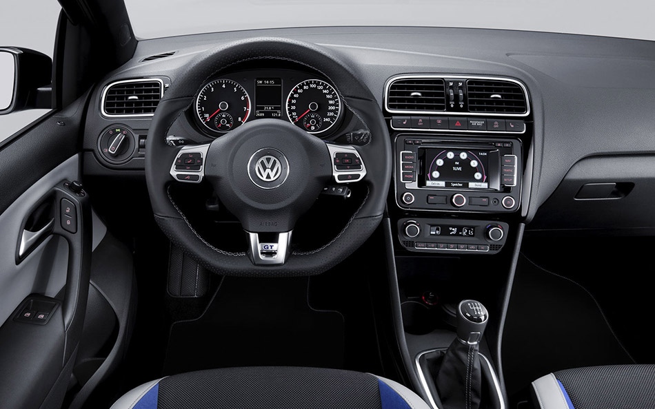 2012 Volkswagen Polo GT Blue Interior