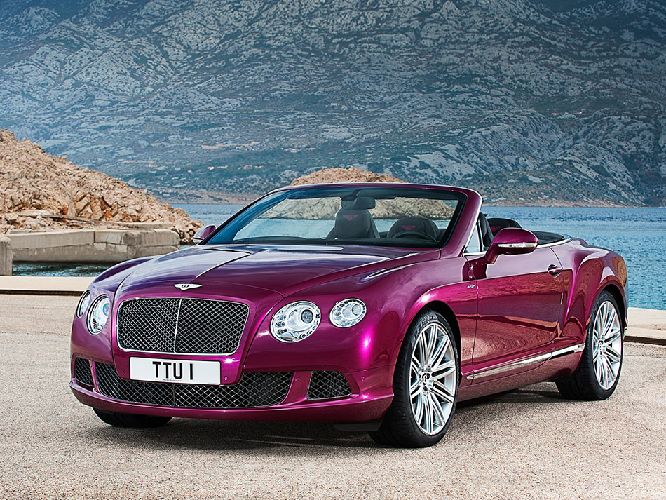 2013 Bentley Continental GT Speed Convertible Front Angle