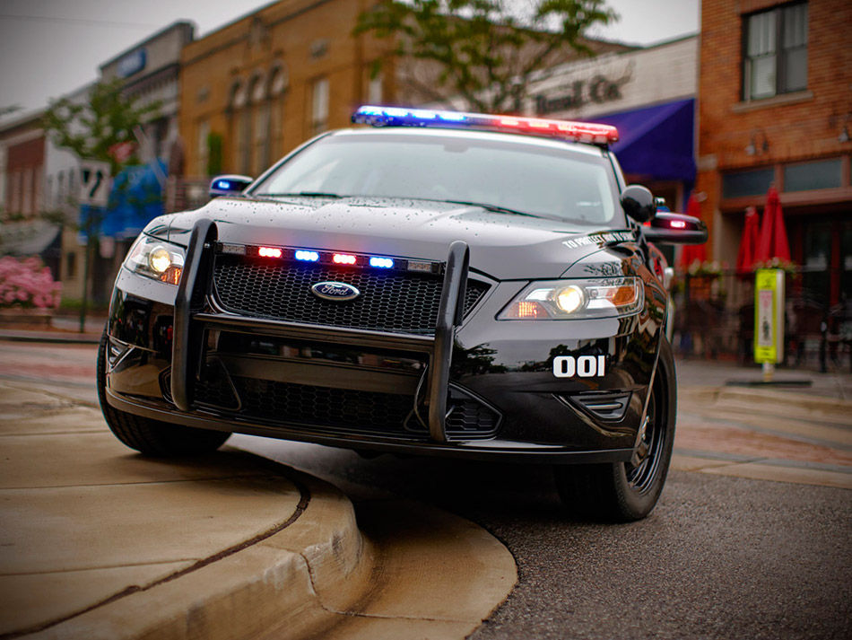 2013 Ford Police Interceptors Front Angle