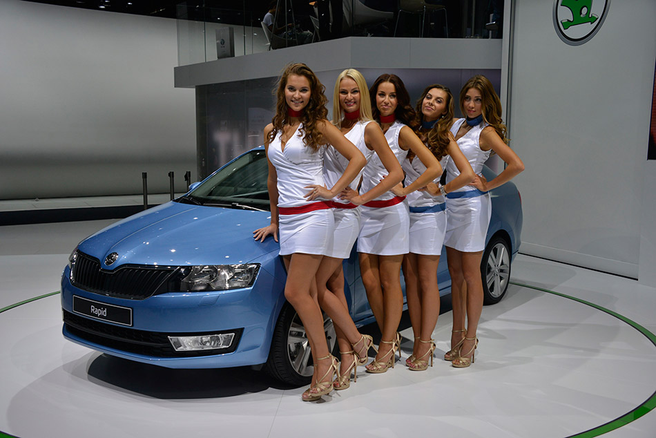 2013 SKODA Rapid Front Angle