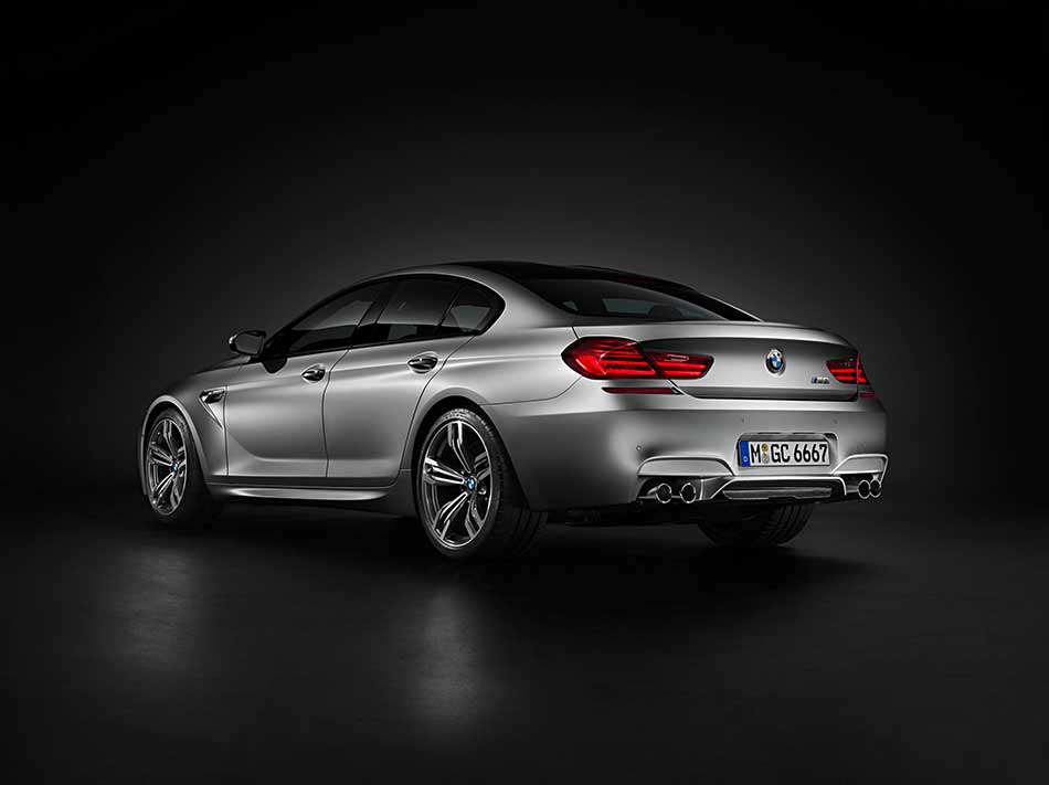 2014 BMW M6 Gran Coupe Rear Angle