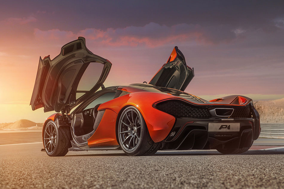 2014 McLaren P1 Rear Angle