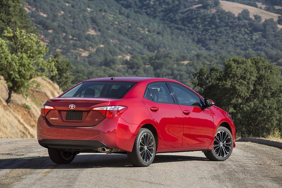 2014 Toyota Corolla Rear Angle