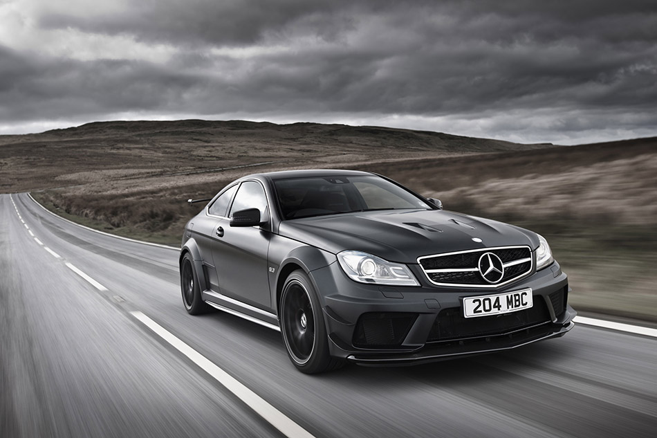 2012 Mercedes-Benz C63 AMG Coupe Black Series Front Angle