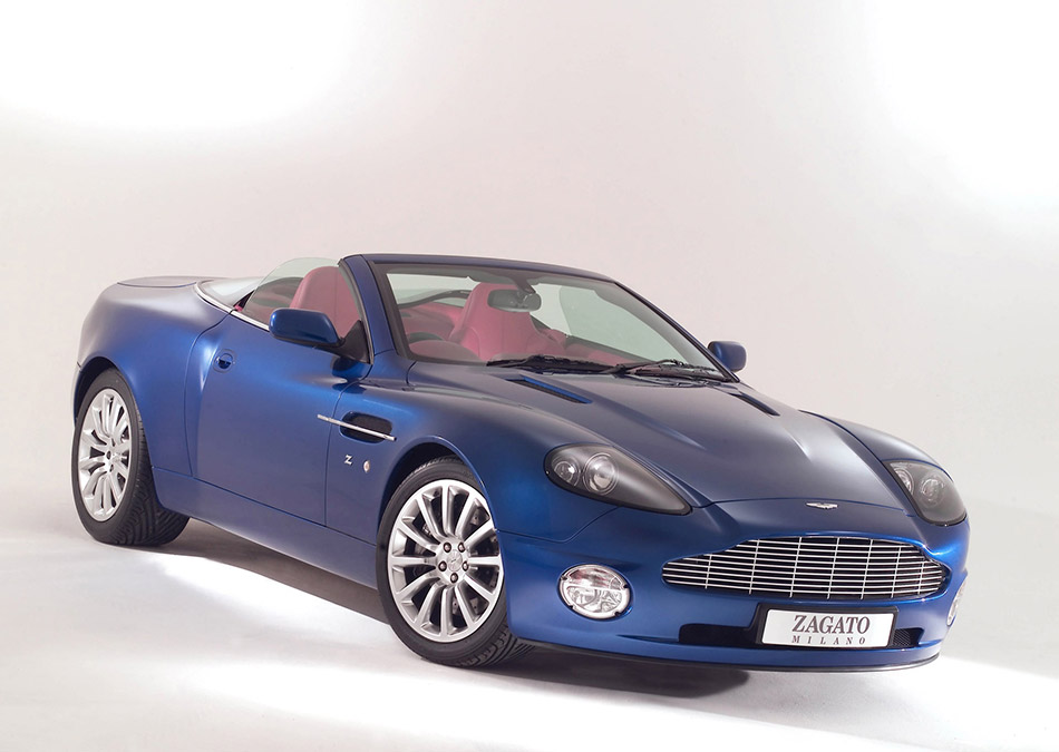 2004 Zagato Aston Martin Vanquish Roadster Front Angle