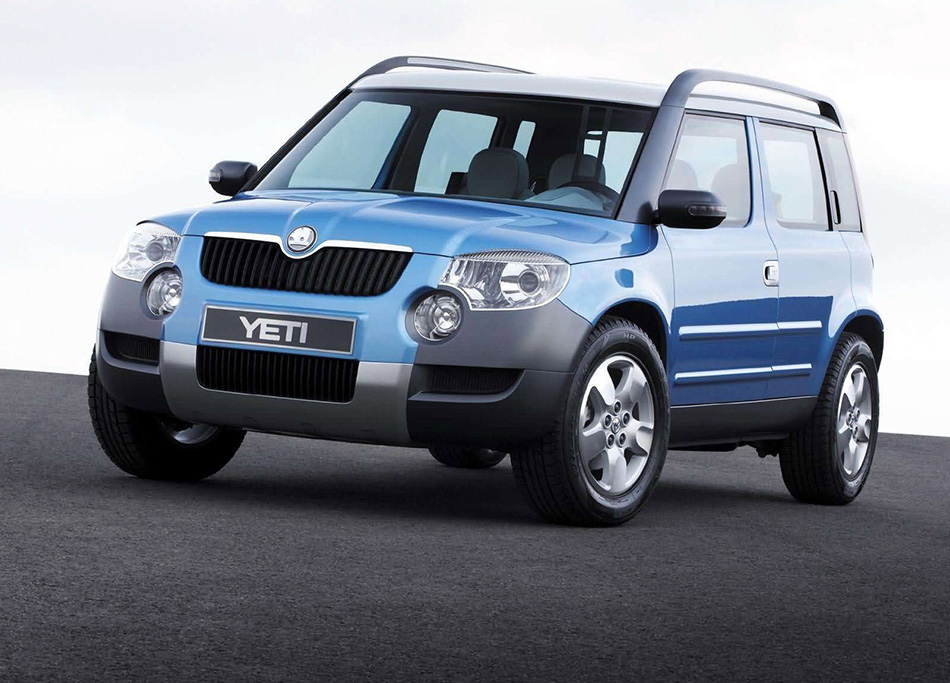 2005 Skoda Yeti Concept Front Angle 