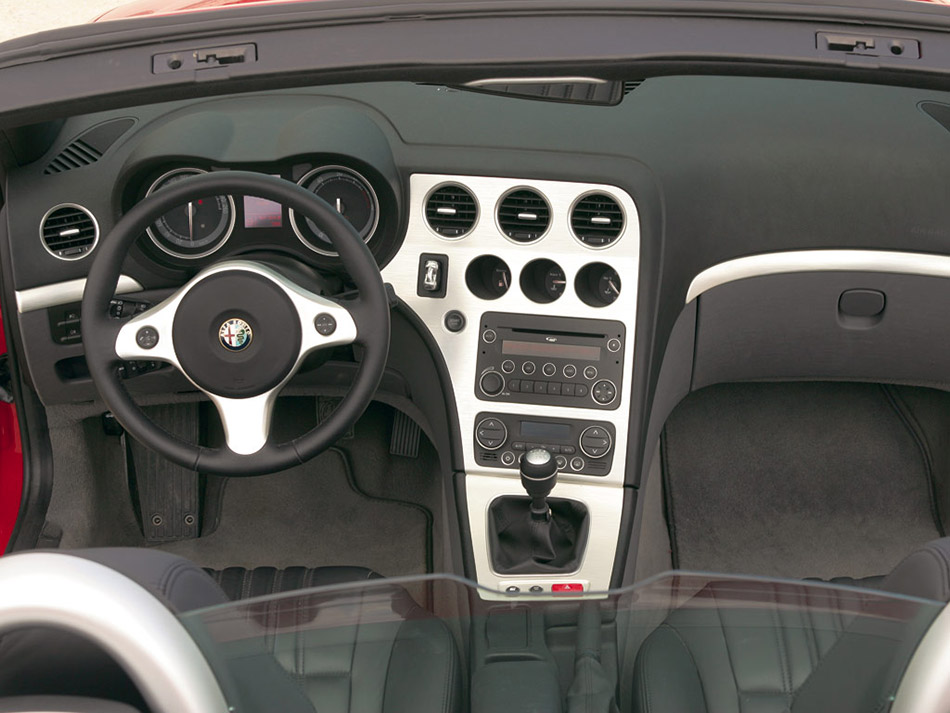 2006 Alfa Romeo Spider Convertible Interior