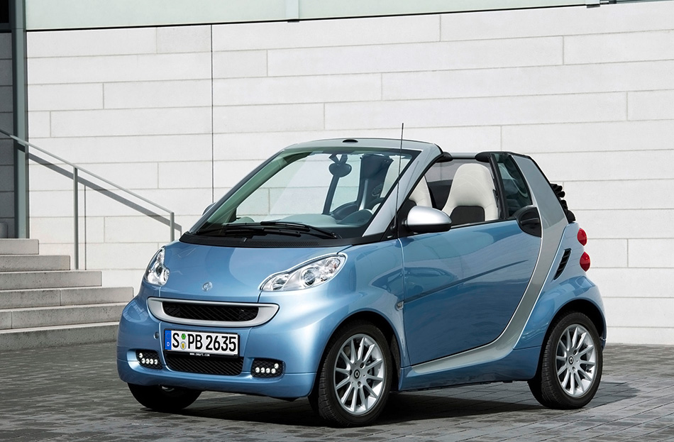 2011 Smart ForTwo Front Angle