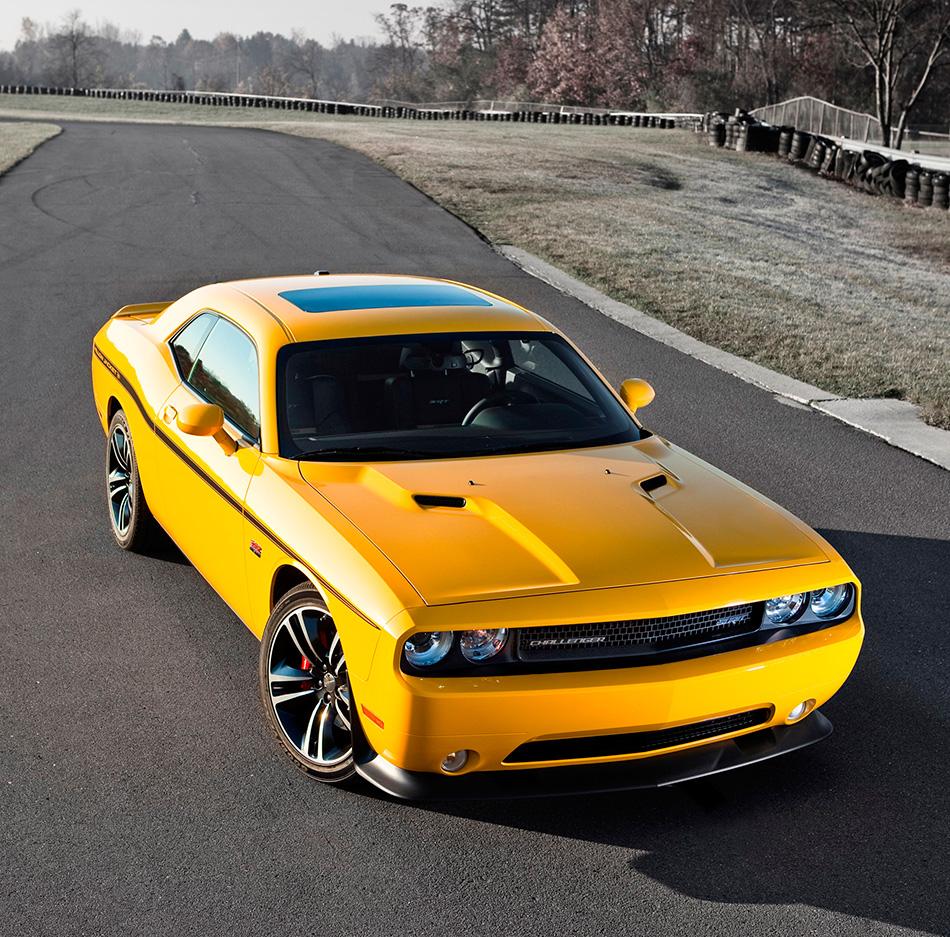 2012 Dodge Challenger SRT8 392 Yellow Jacket Front Angle