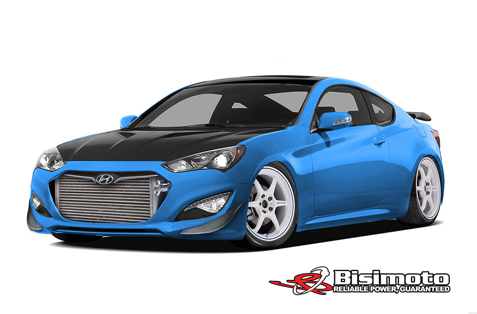 2013 Bisimoto Hyundai Genesis Coupe Front Angle