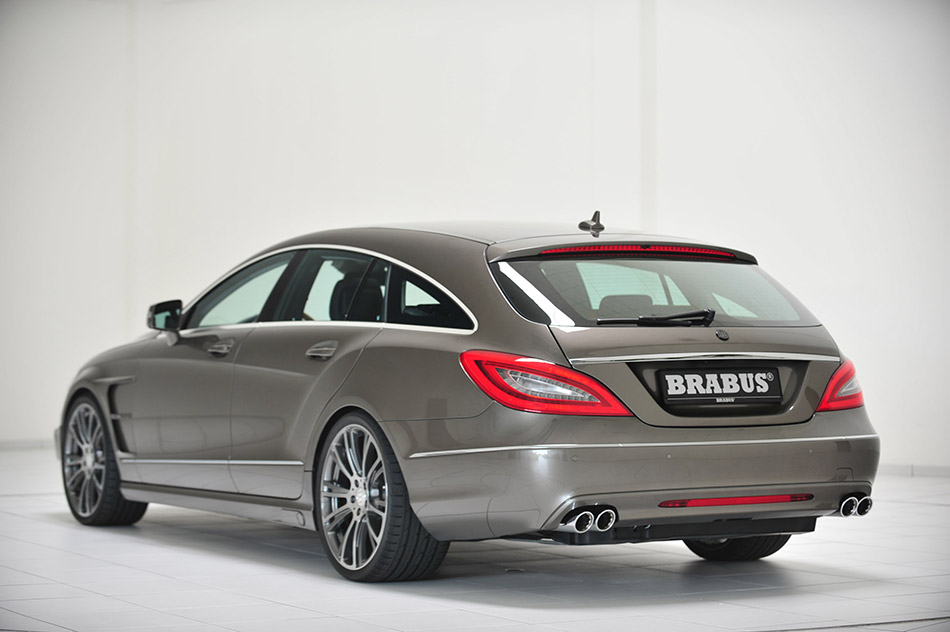 2013 Brabus Mercedes-Benz CLS Shooting Brake Rear Angle