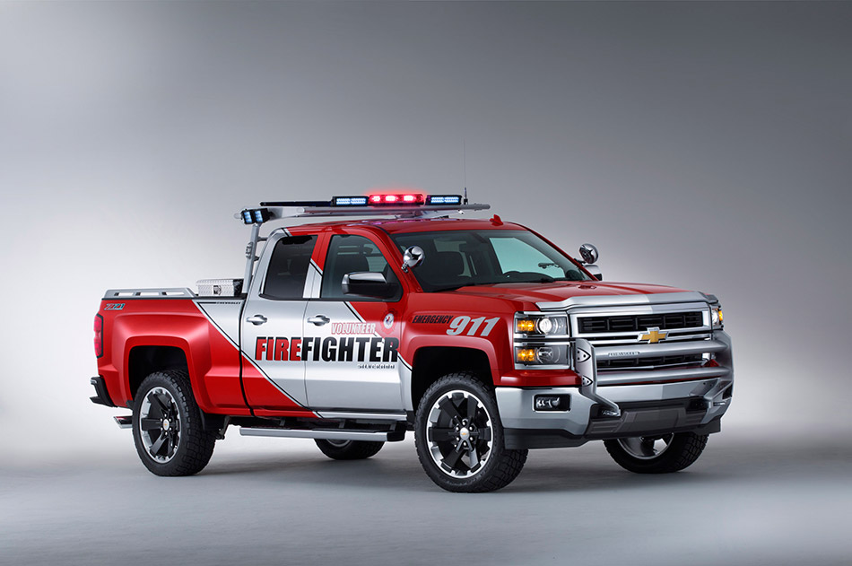 2013 Chevrolet Silverado Volunteer Firefighters Double Cab Concept Front Angle