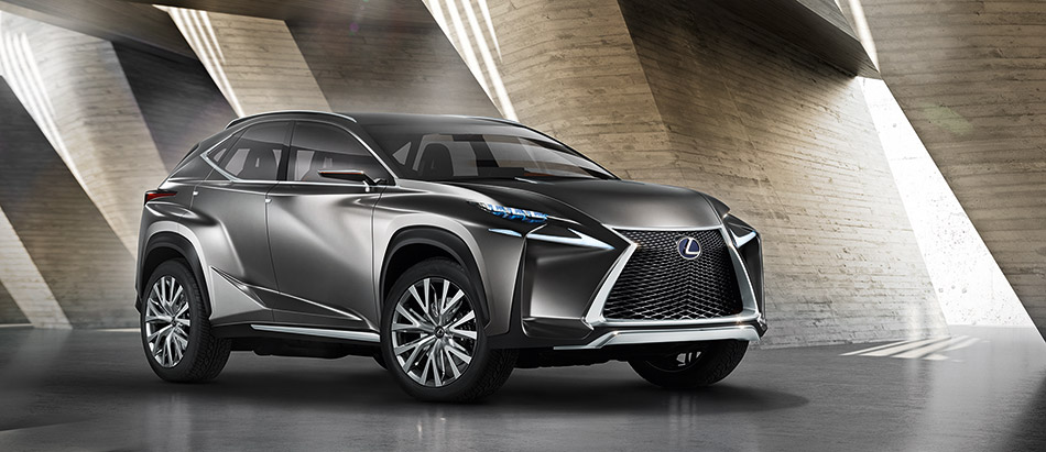 2013 Lexus LF-NX Crossover Concept Front Angle