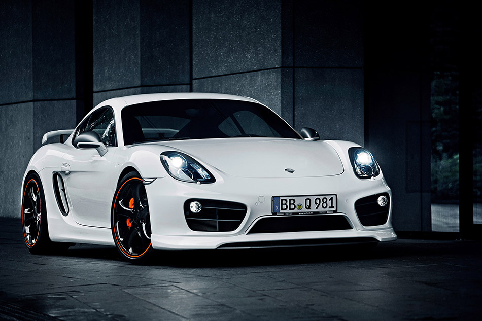 2013 Techart Porsche Cayman Front Angle