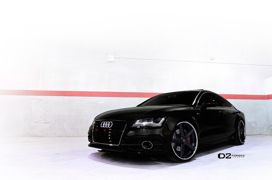 2013 D2Forged Audi A7 CV2 Front Angle