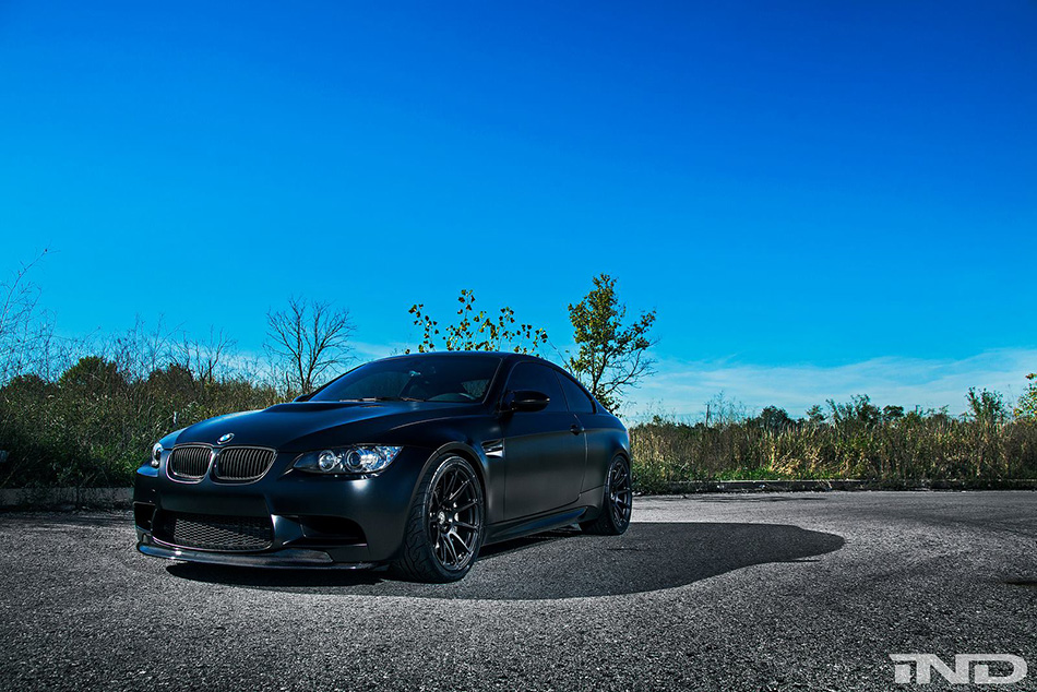 2013 IND BMW M3 Frozen Black Front Angle