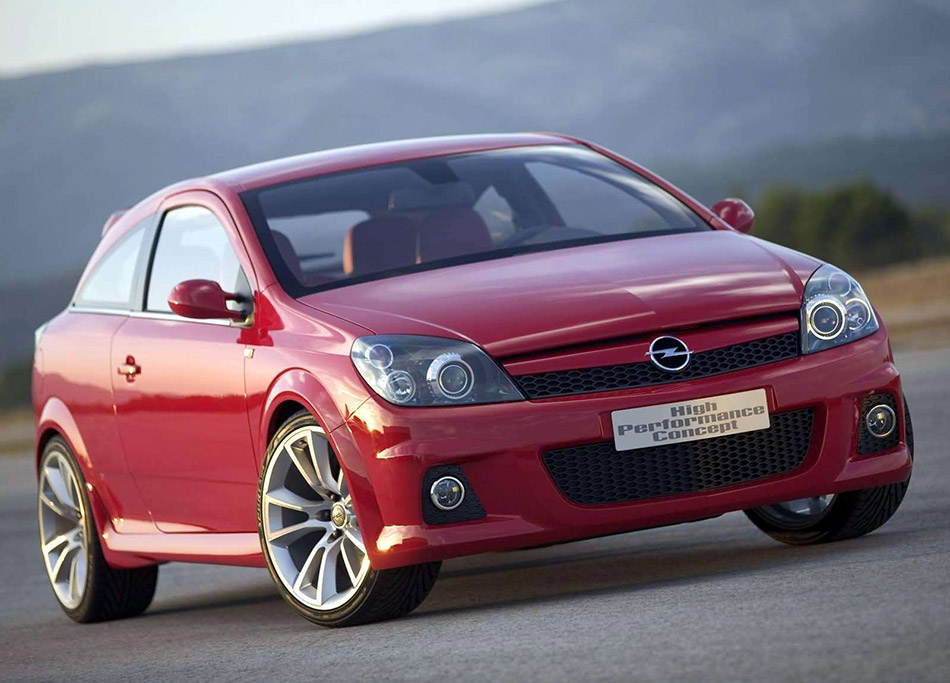 2004 Opel Astra High Performance Concept Front Angle