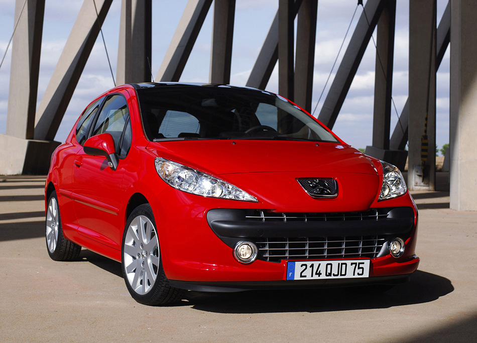 2006 Peugeot 207 Front Angle