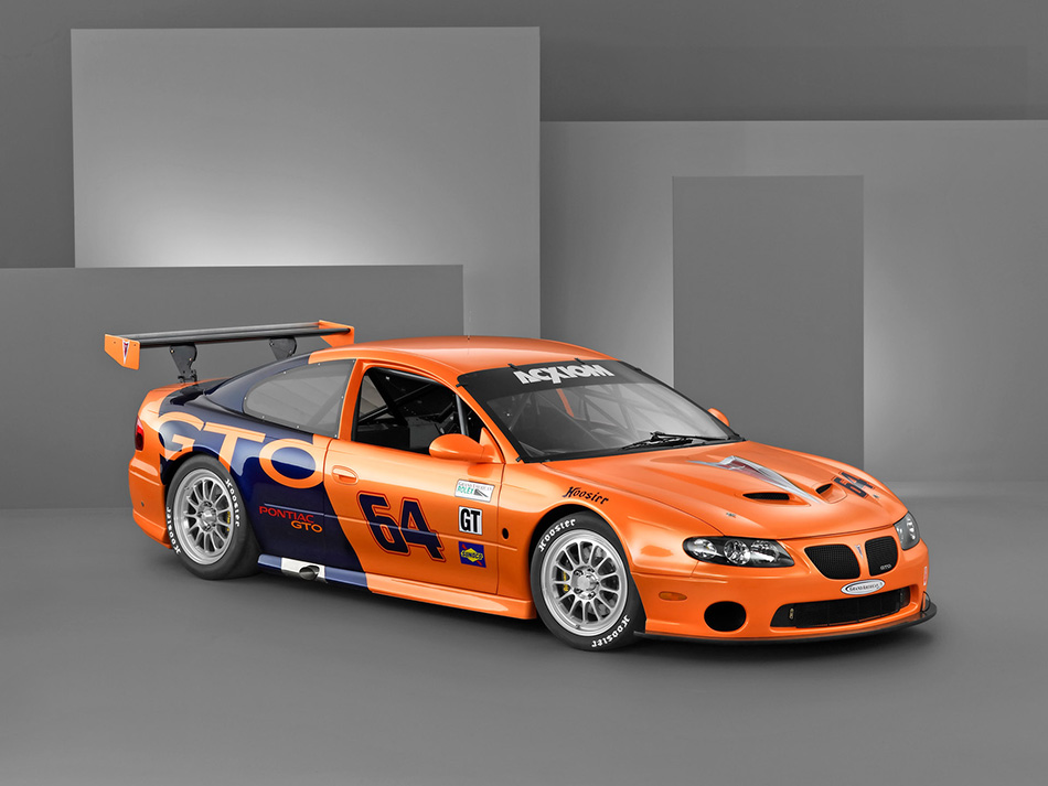 2005 Pontiac GTO Grand American Series Race Car Front Angle