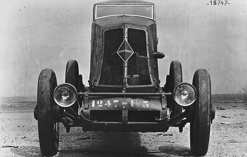 1926 Renault 40 CV des Records Front Angle