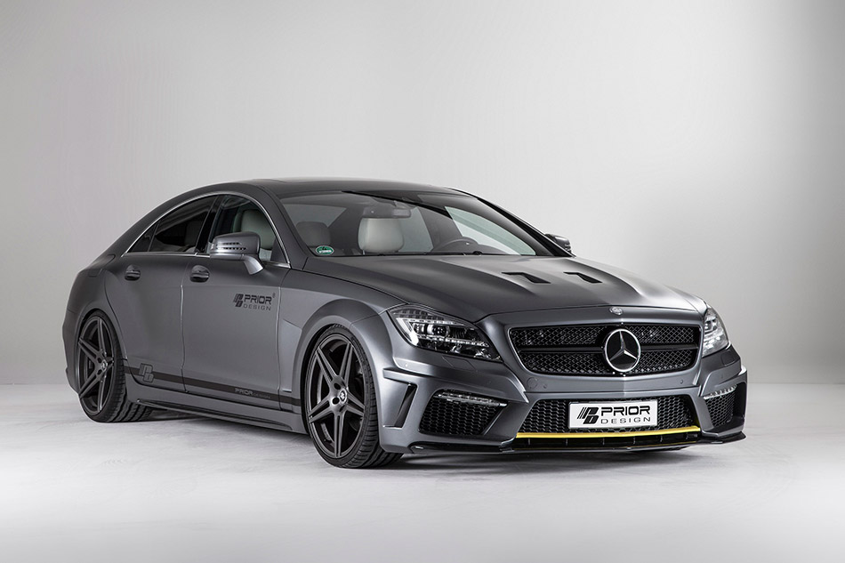 2013 Prior Design Mercedes-Benz CLS PD550 Black Edition Front Angle