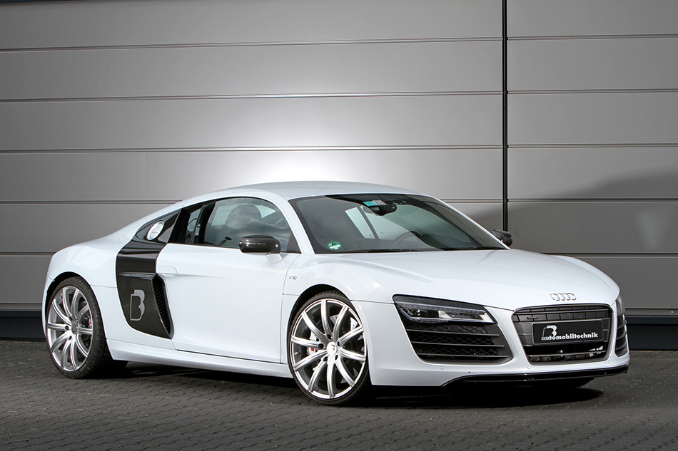 2013 BB Audi R8 V10 plus Front Angle