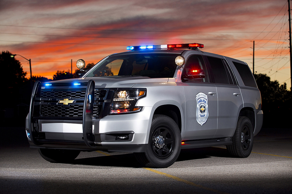 2015 Chevrolet Tahoe Police Concept Front Angle