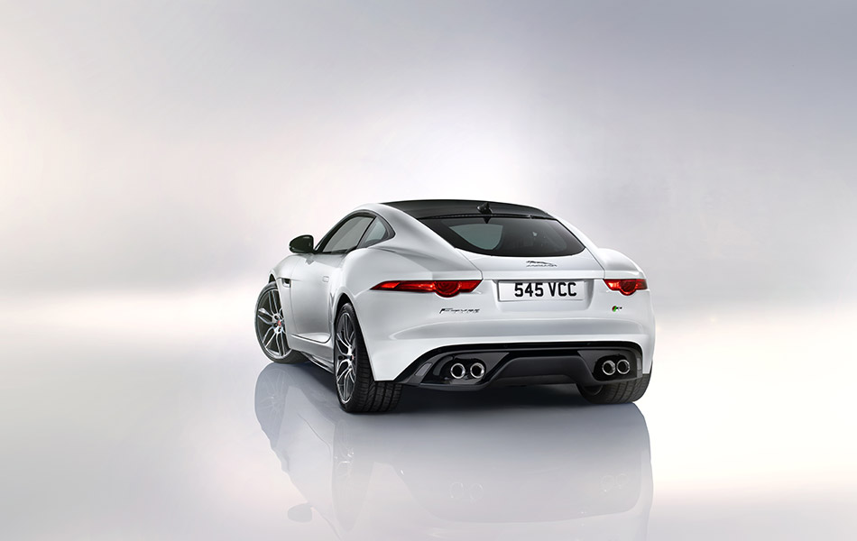 2015 Jaguar F-Type R Coupe Rear Angle