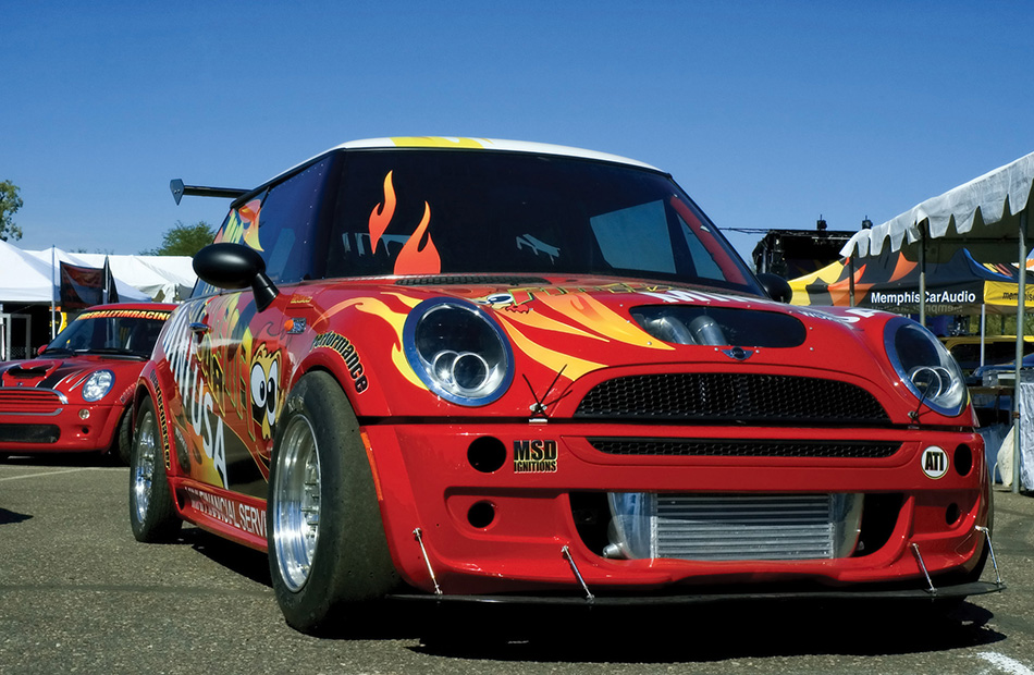 2005 Mini Fireball Tim Racing Dragster Front Angle