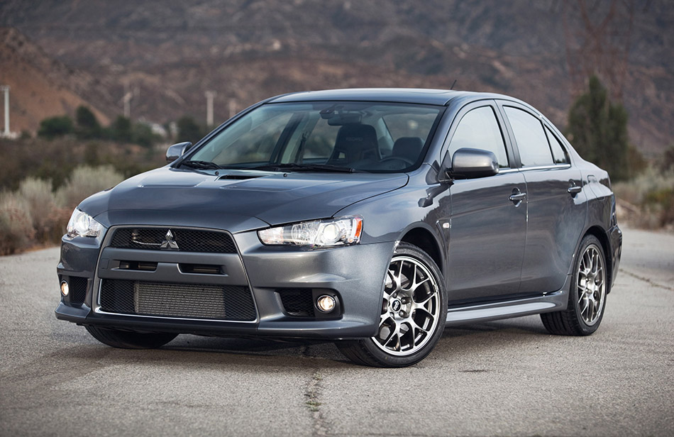 2010 Mitsubishi Lancer Evolution Front Angle