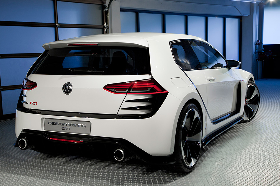 2013 Volkswagen Golf Design Vision GTI Rear Angle