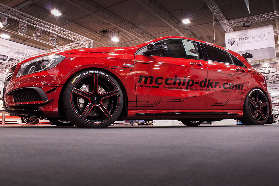2013 MCCHIP Mercedes-Benz A45 AMG Front Angle